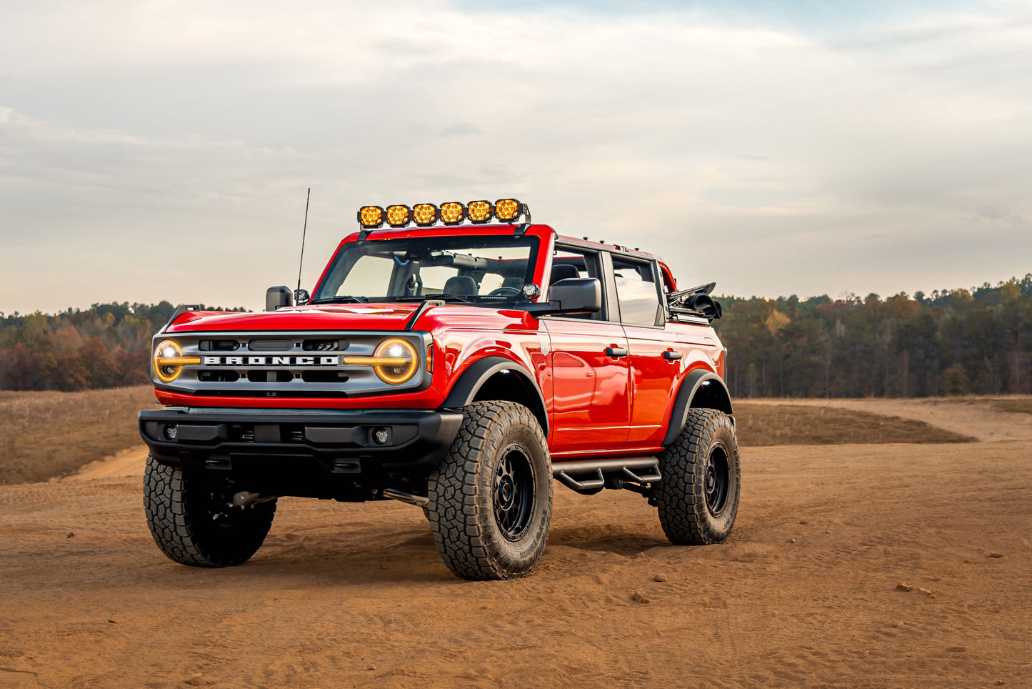XRGB LED Headlights: Ford Bronco (21+) (Pair / RGB DRL)