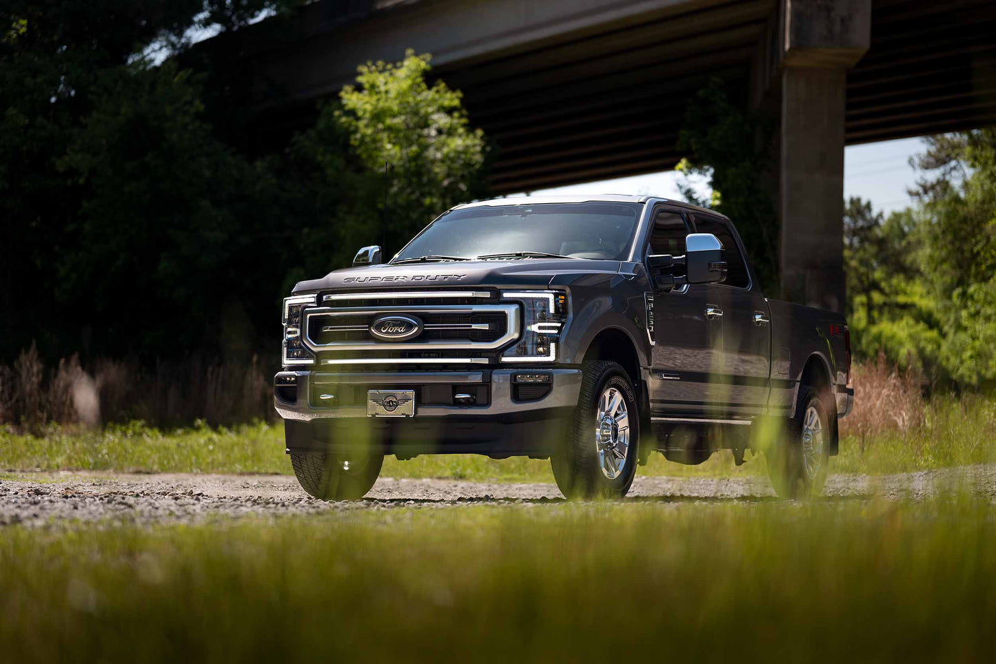 XBG LED DRL Grille Inserts: Ford Super Duty Platinum (20-22) (White)
