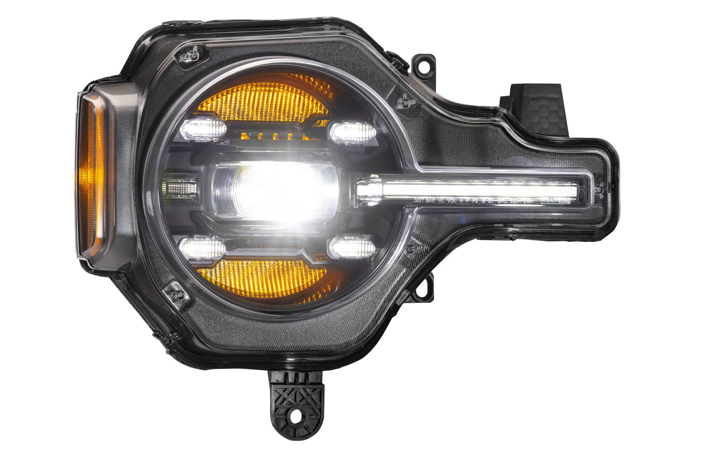 XB LED Headlights: Ford Bronco (21+) (Pair / White DRL)