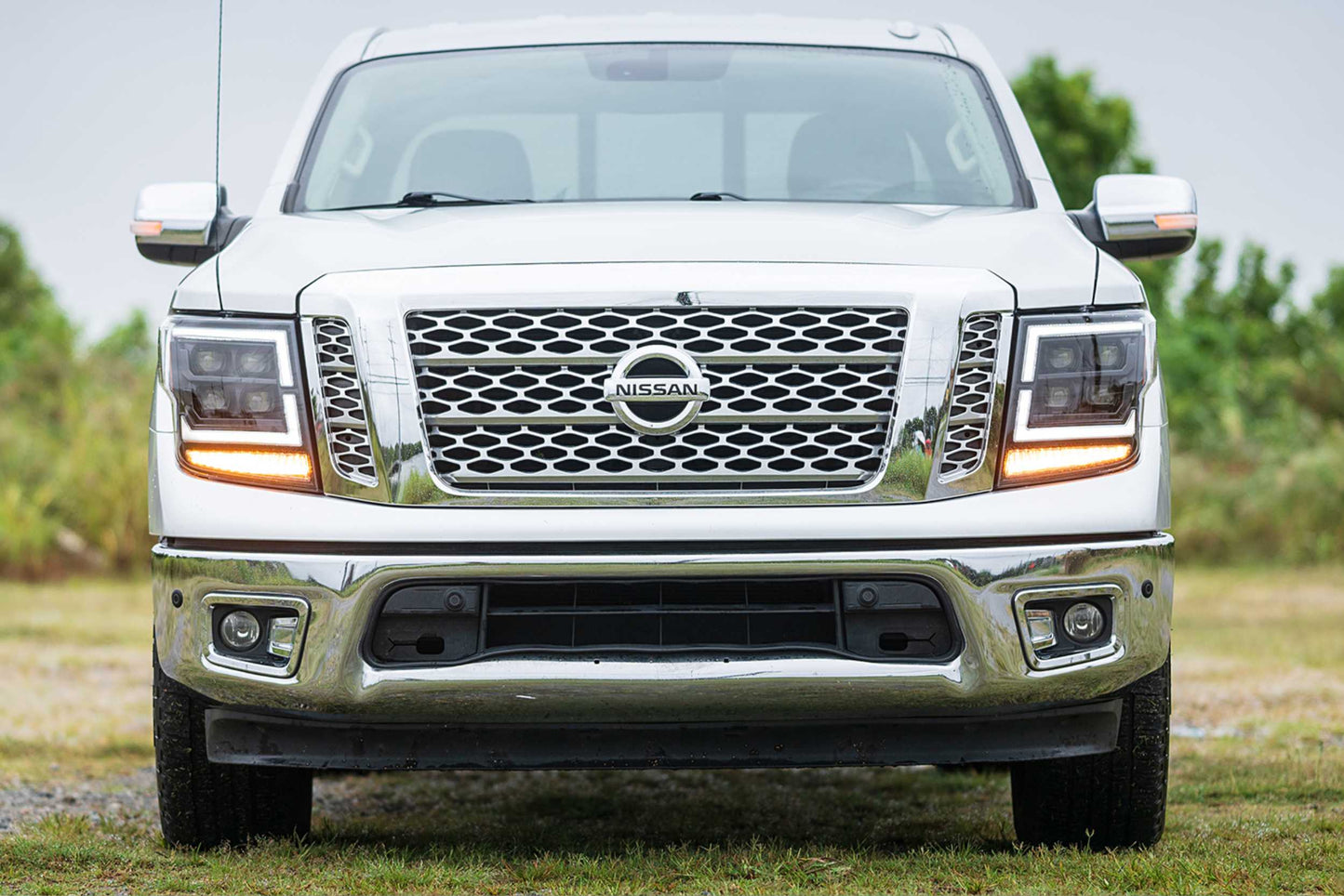 XB LED Headlights: Nissan Titan (16-22) (Pair / ASM)