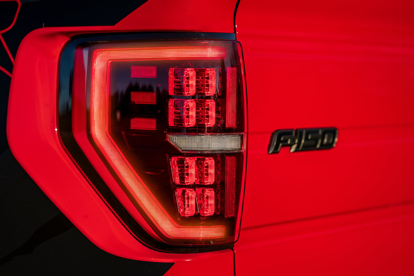 XB LED Tail Lights: Ford F150 (09-14) (Pair / Red)