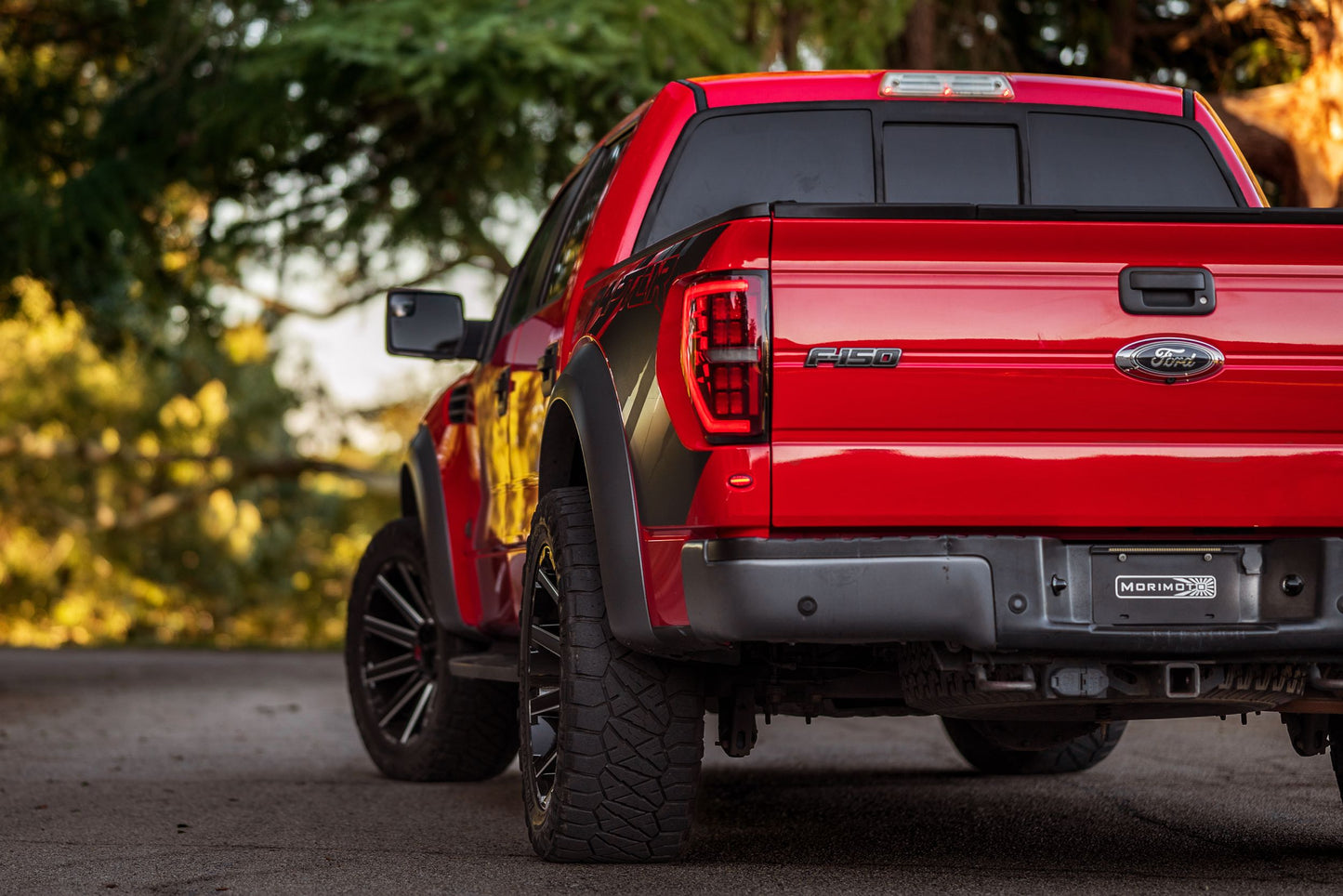 XB LED Tail Lights: Ford F150 (09-14) (Pair / Red)