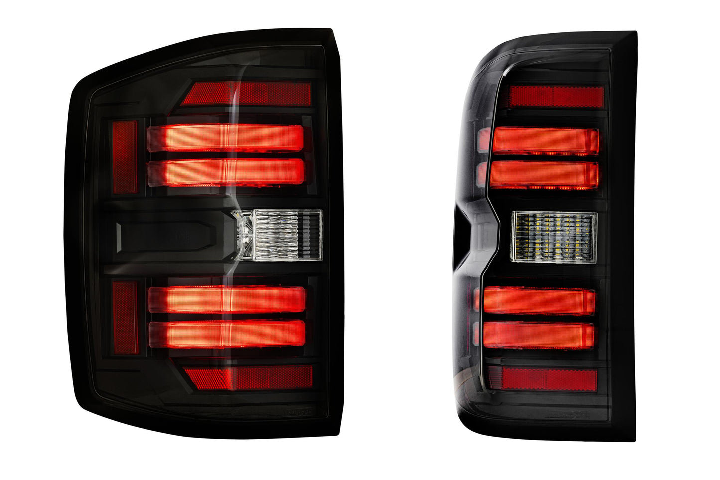XB LED Tail Lights: Chevy Silverado (14-19) (Pair / Smoked) (Gen 2)