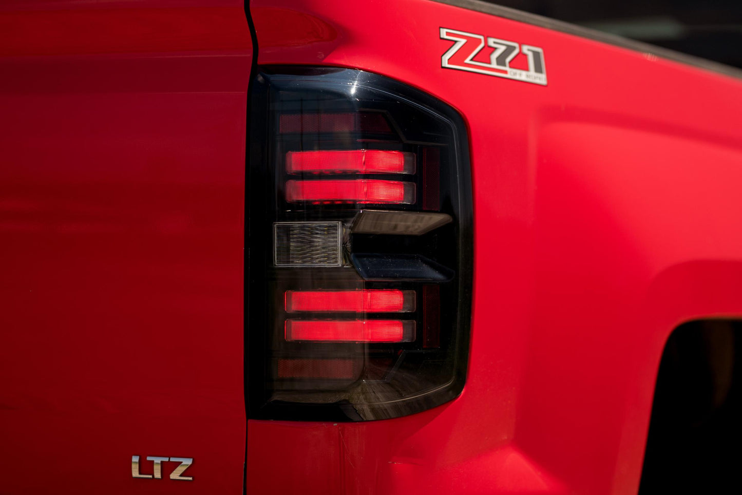 XB LED Tail Lights: Chevy Silverado (14-19) (Pair / Smoked) (Gen 2)