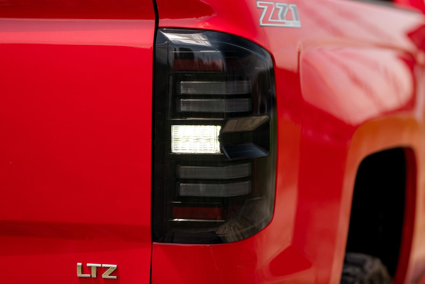 XB LED Tail Lights: Chevy Silverado (14-19) (Pair / Smoked) (Gen 2)