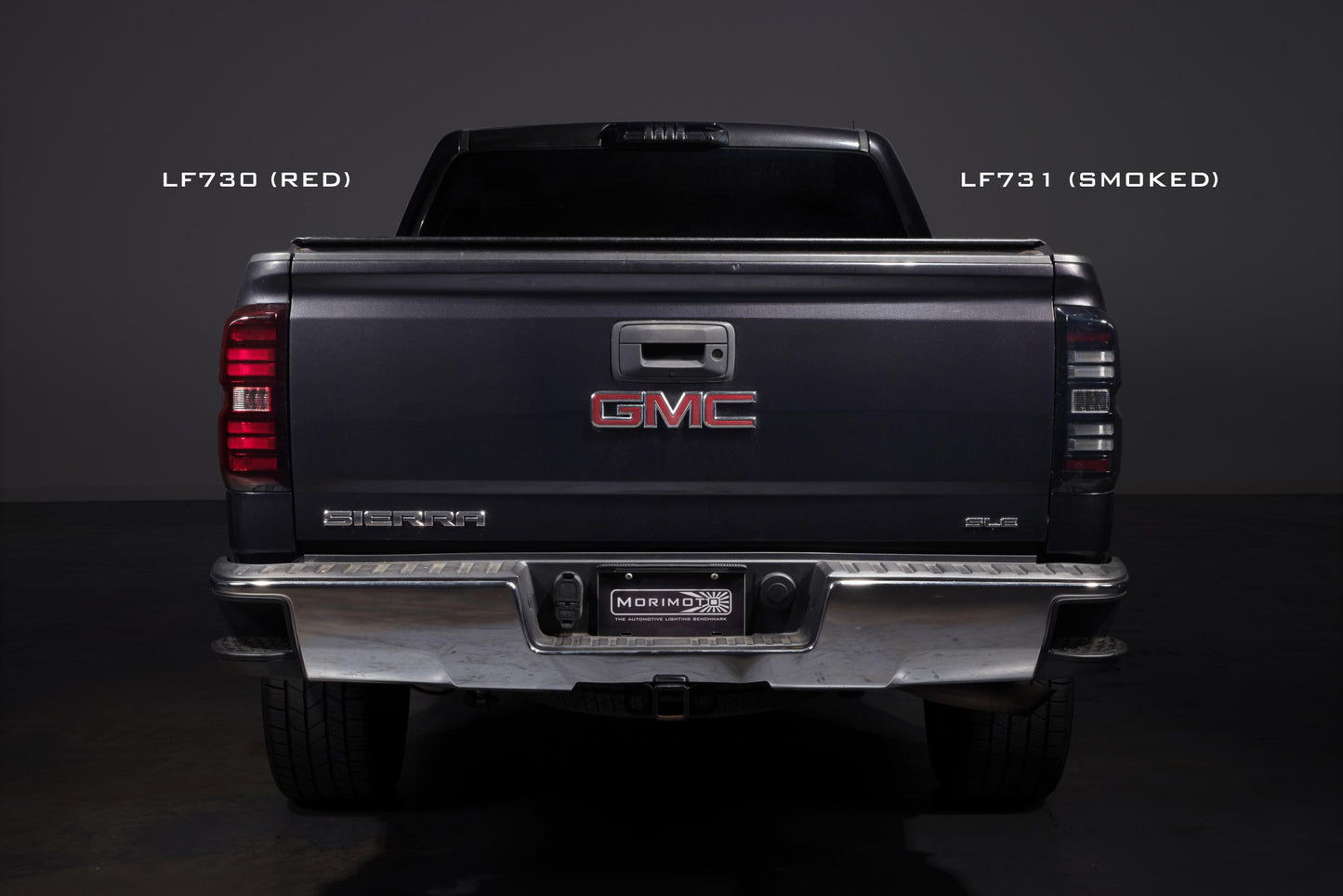 XB LED Tail Lights: GMC Sierra (14-18) (Pair / Red)