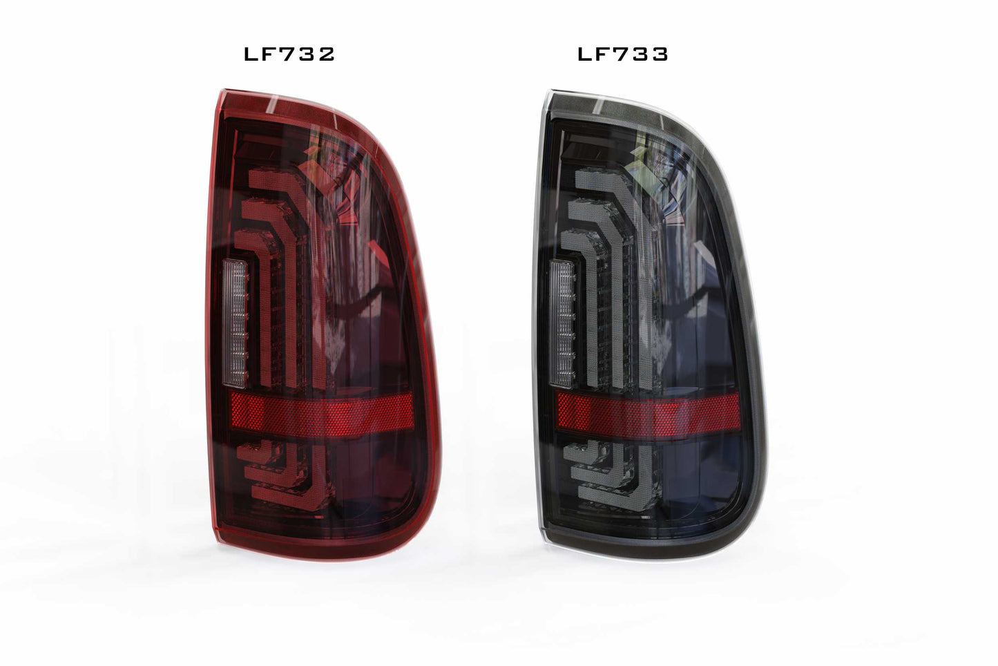 XB LED Tails: Ford Super Duty (99-16) (Pair / Red)