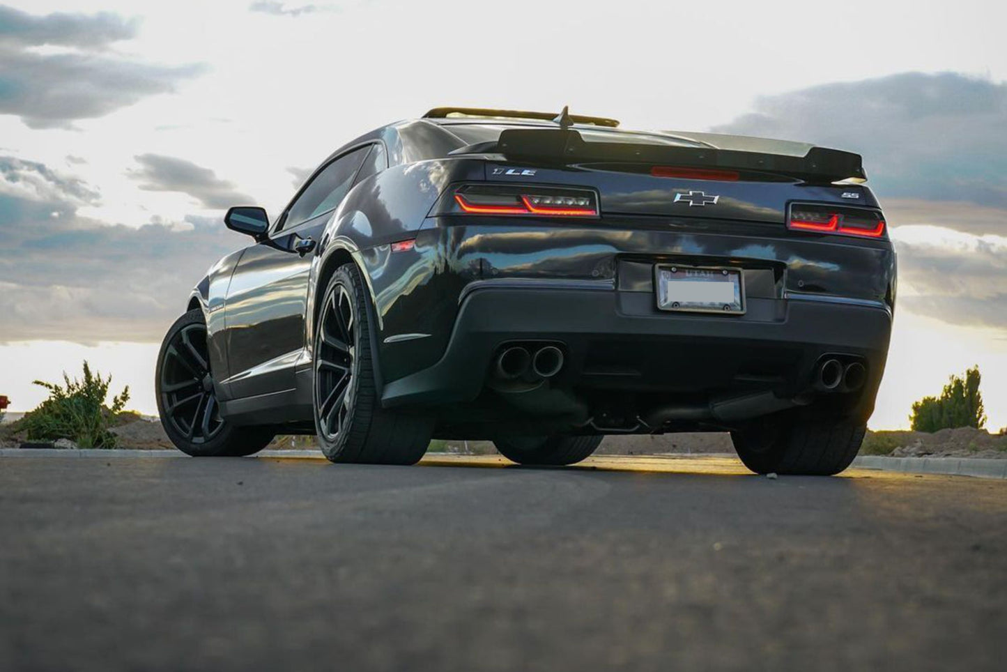 XB LED Tail Lights: Chevrolet Camaro (14-15) (Pair / Smoked)