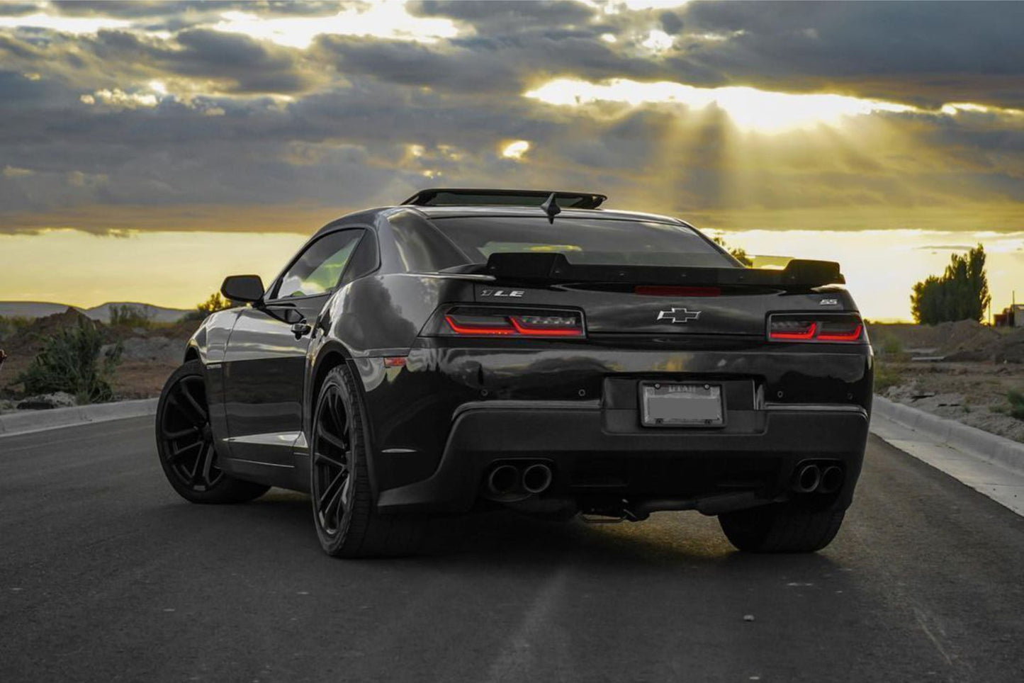 XB LED Tail Lights: Chevrolet Camaro (14-15) (Pair / Smoked)