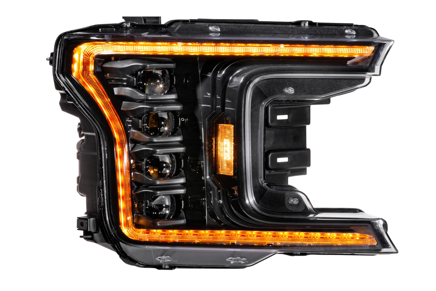 XB LED Headlights: Ford F150 (18-20) (Pair / ASM Amber DRL) (Gen 2)