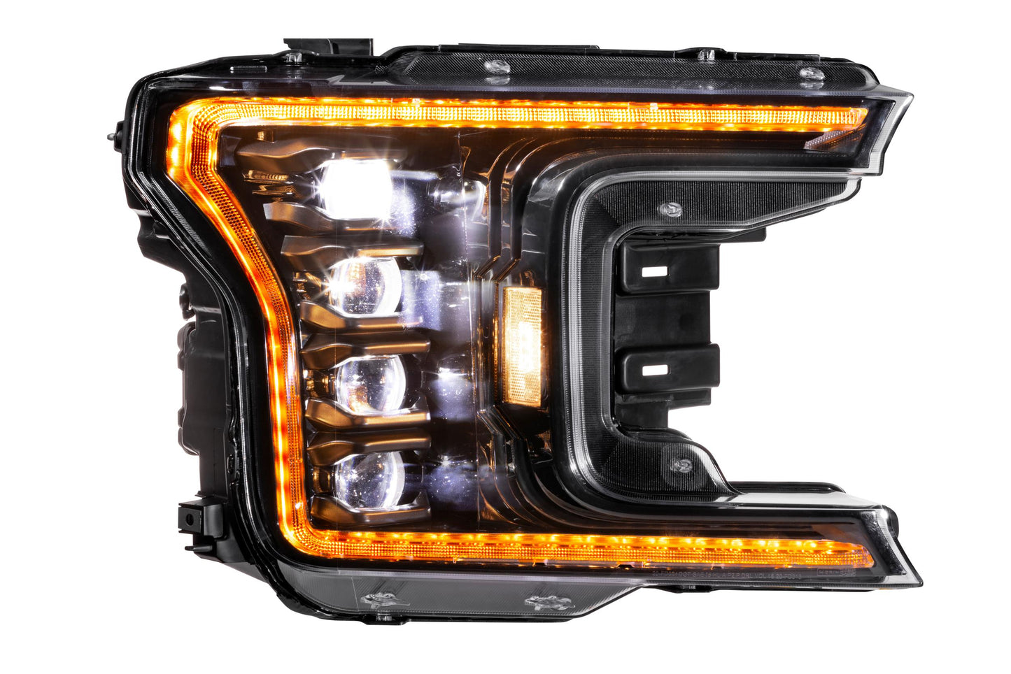 XB LED Headlights: Ford F150 (18-20) (Pair / ASM Amber DRL) (Gen 2)