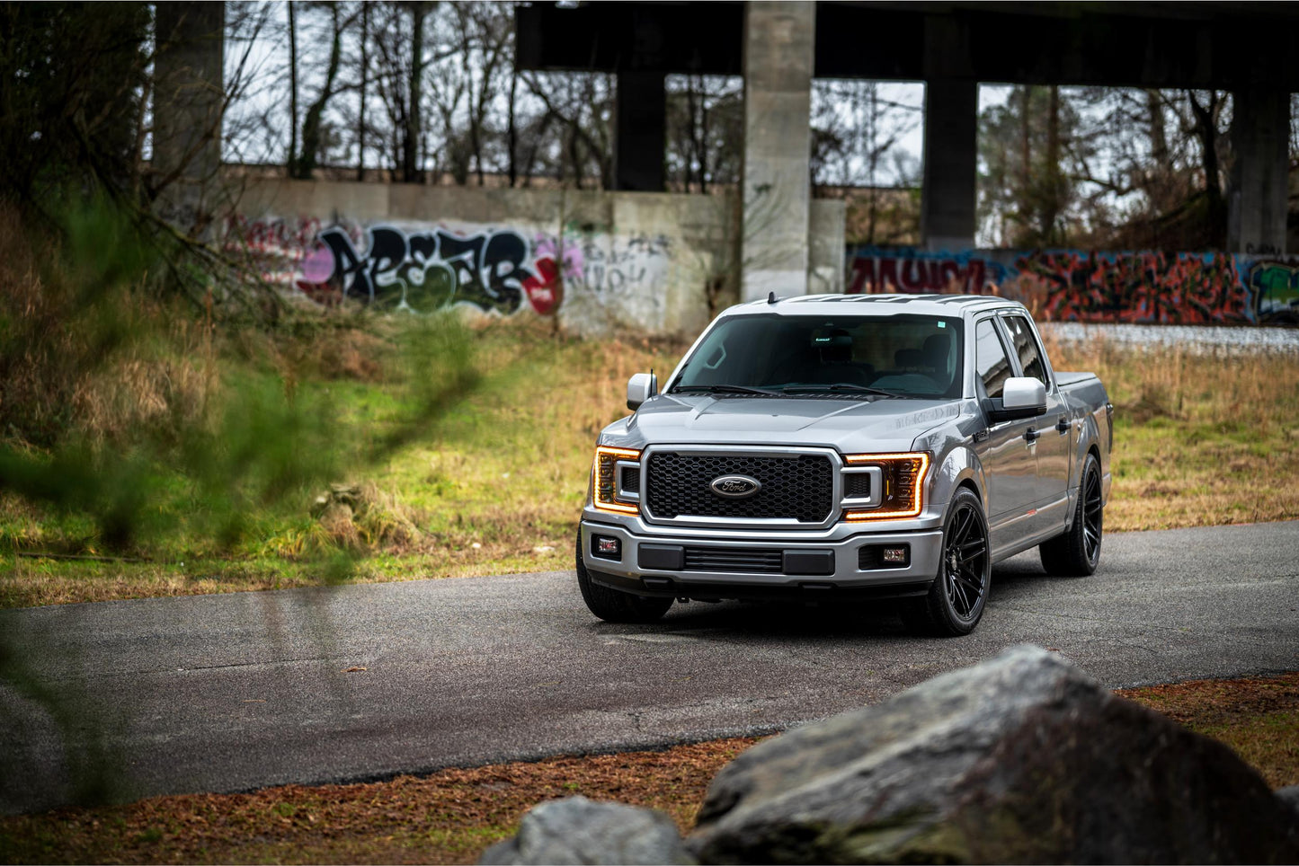 XB LED Headlights: Ford F150 (18-20) (Pair / ASM Amber DRL) (Gen 2)