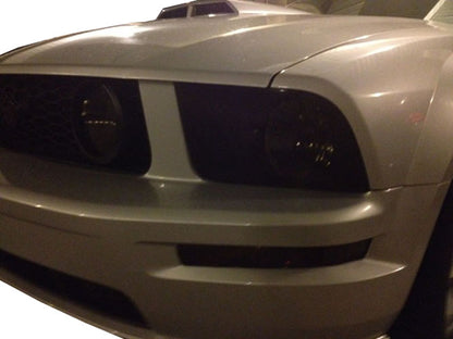 05-09 Ford Mustang GT Headlight Tint Vinyl Overlay Covers