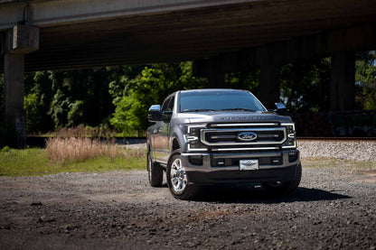 XBG LED Grille: Ford Super Duty (20-22) (Chrome Finish / White DRL)