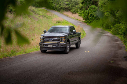 XBG LED Grille: Ford Super Duty (20-22) (Chrome Finish / Amber DRL)