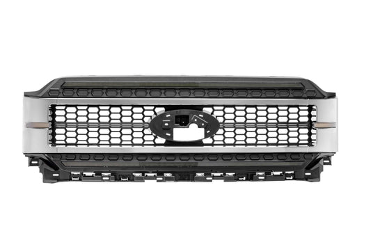 XBG LED Grille: Ford F150 (2021+) (Chrome Finish / White DRL)