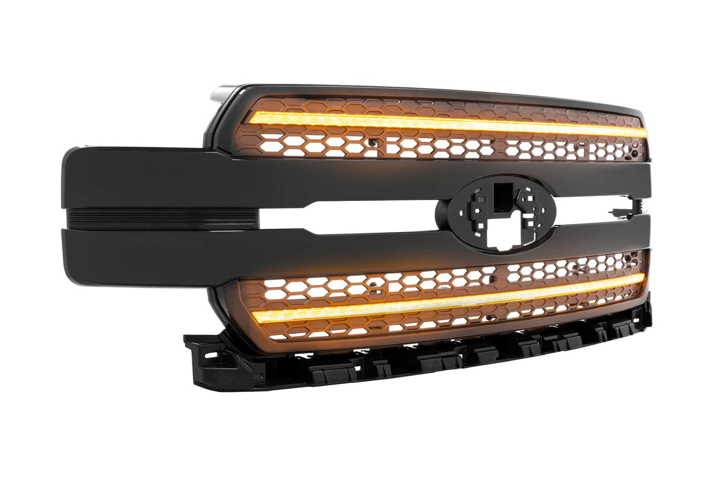 XBG LED Grille: Ford F150 (18-20) (Unfinished / Amber DRL)