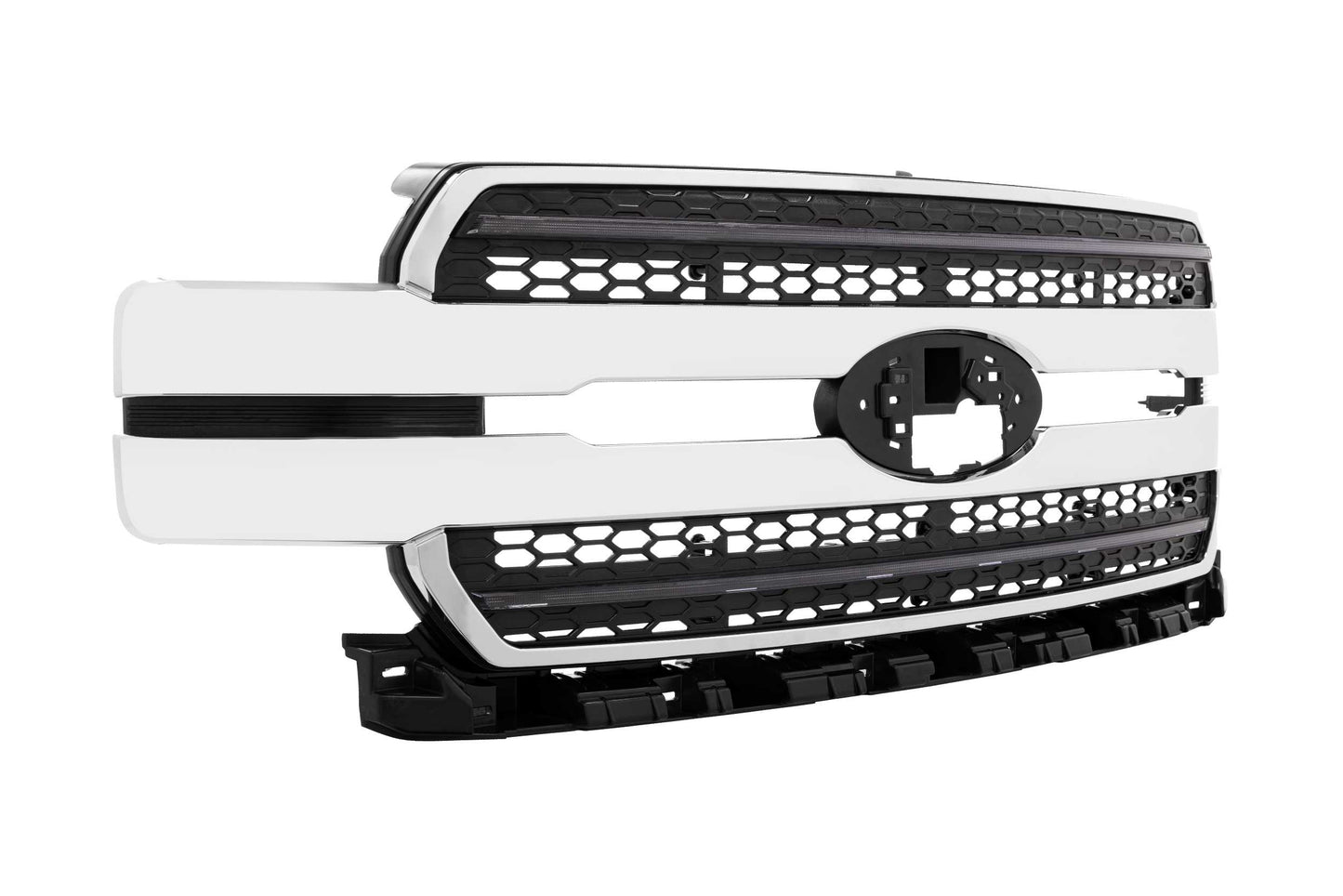 XBG LED Grille: Ford F150 (18-20) (Chrome Finish / White DRL)