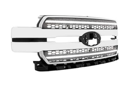 XBG LED Grille: Ford F150 (18-20) (Chrome Finish / White DRL)