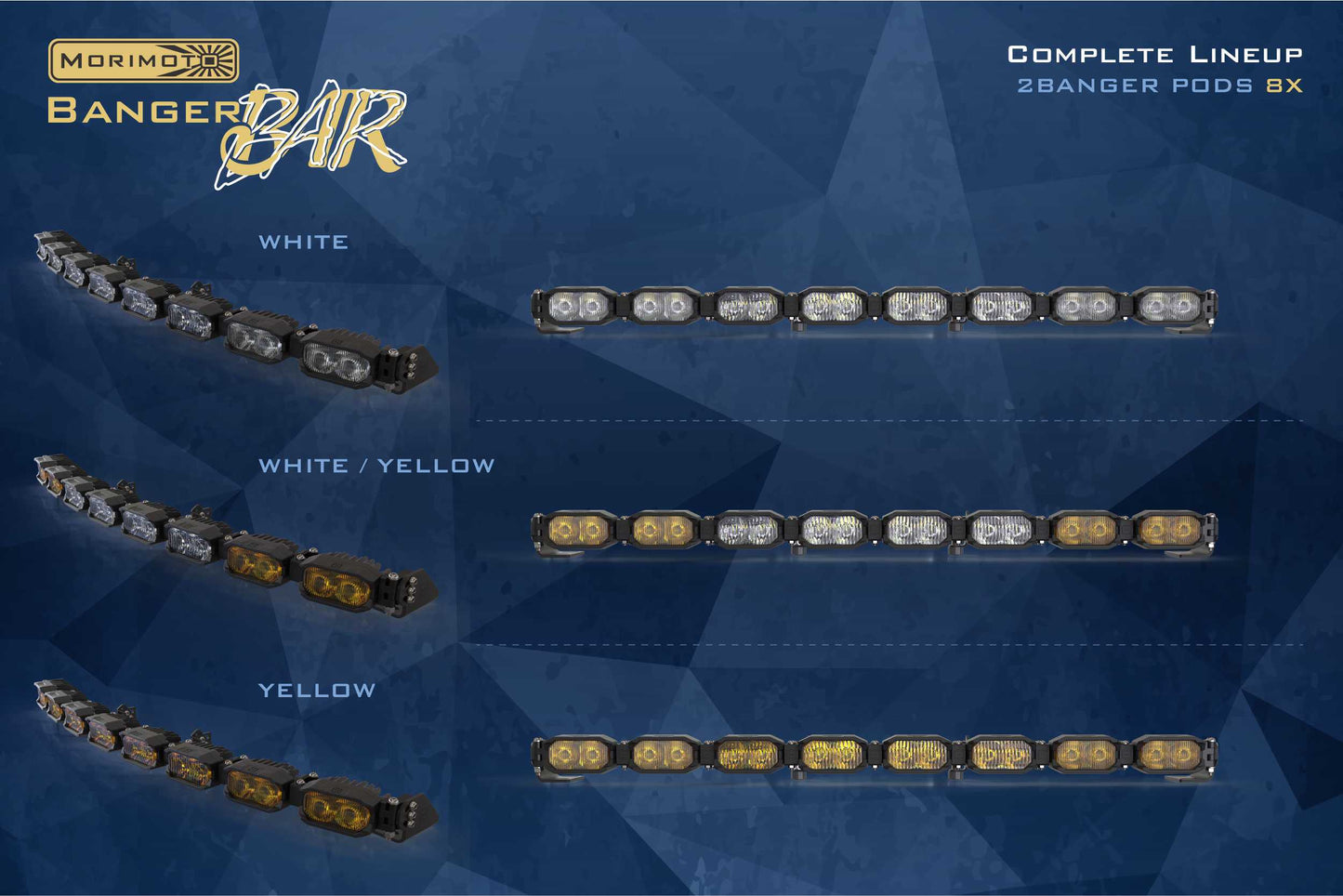 Single-Row BangerBar: 8 Pod / 31.5"