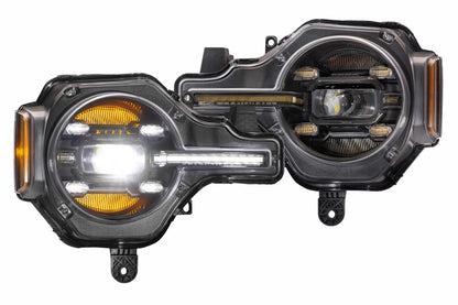 XB LED Headlights: Ford Bronco (21+) (Pair / White DRL)