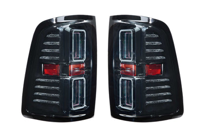 XB LED Tail Lights: Dodge Ram (09-18) (Pair / Smoked)