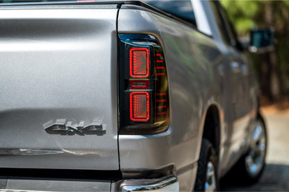 XB LED Tail Lights: Dodge Ram 1500 (19+) (Pair / Smoked)