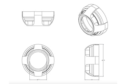 Apollo 2.0 Flat Projector Shroud