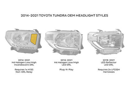 XB LED Headlights: Toyota Tundra (14-21) (Pair / ASM) (Gen 2)