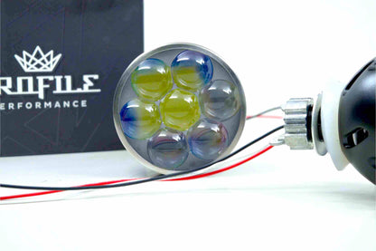 LED High Beam: Profile Hi-Lens 2.0 (White DRL)