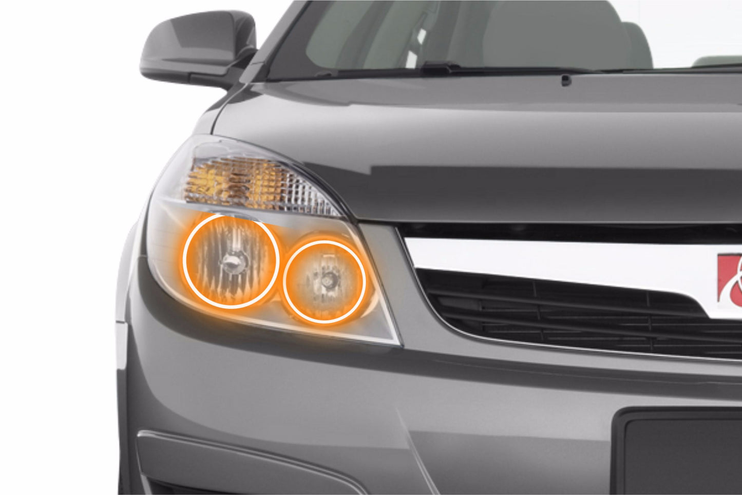 Saturn Aura (07-09): Profile Prism Fitted Halos (Kit)