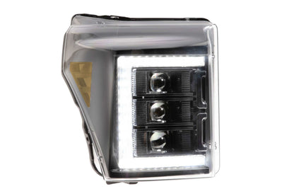 XB LED Headlights: Ford Super Duty (11-16) (Pair / White DRL)