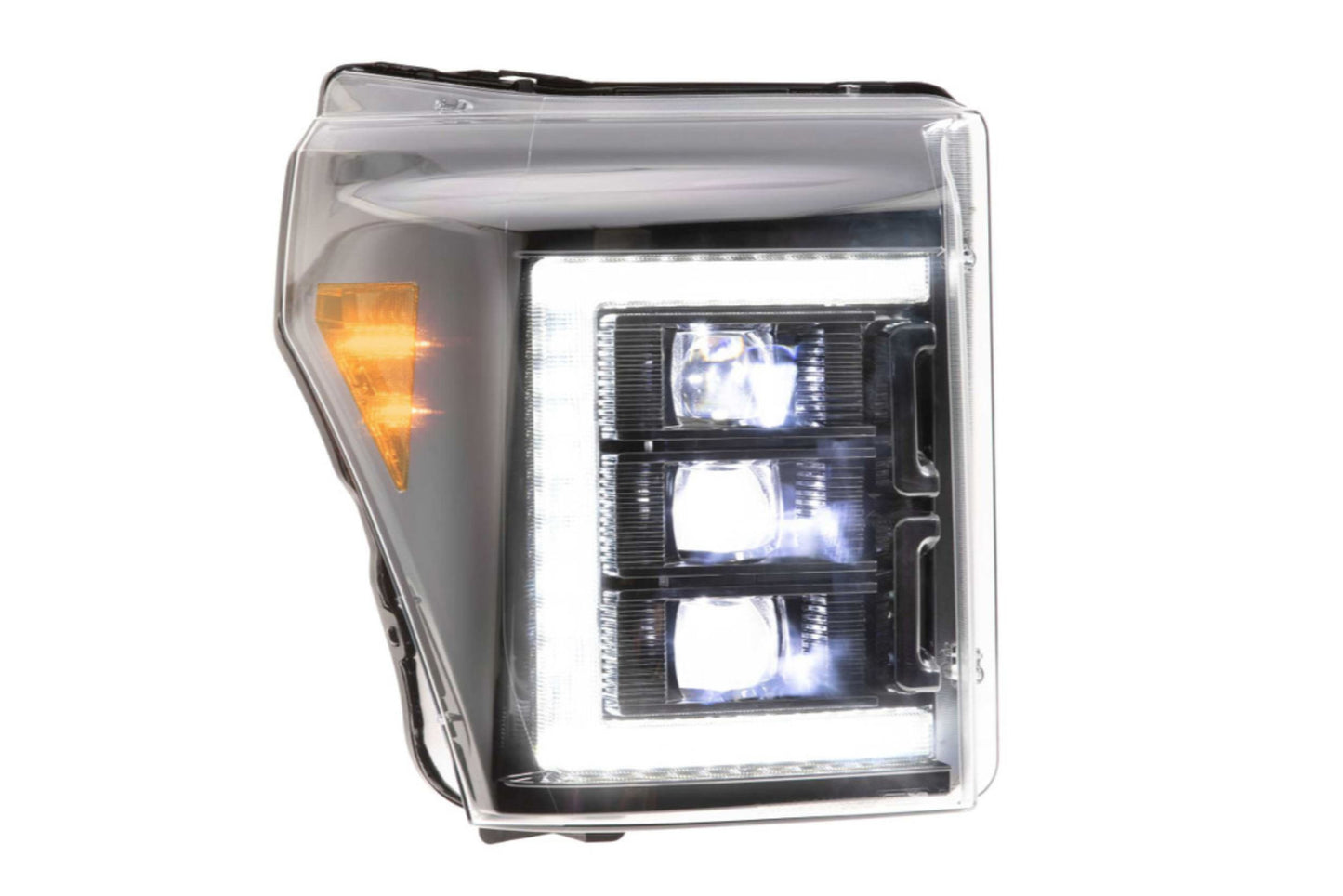 XB LED Headlights: Ford Super Duty (11-16) (Pair / White DRL)