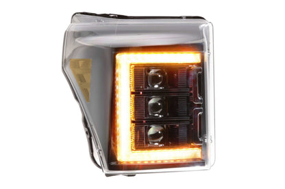 XB LED Headlights: Ford Super Duty (11-16) (Pair / White DRL)