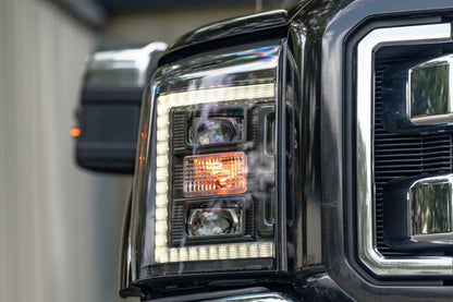 XB Hybrid LED Headlights: Ford Super Duty (11-16) (Pair / ASM)