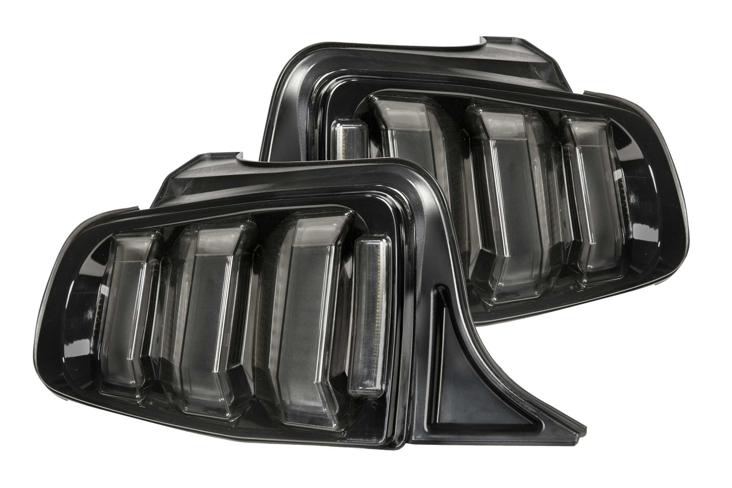 XB LED Tail Lights: Ford Mustang (13-14) (Pair / Facelift / Smoked)
