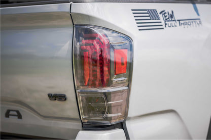 XB LED Tail Lights: Toyota Tacoma (16-23) (Pair / Clear Lens)