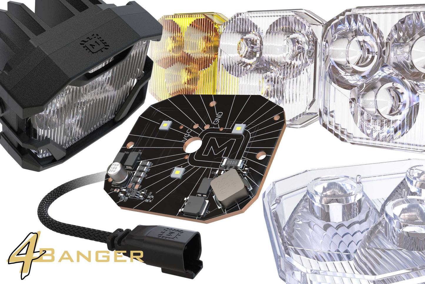 Morimoto 4Banger LED Pods (Set)