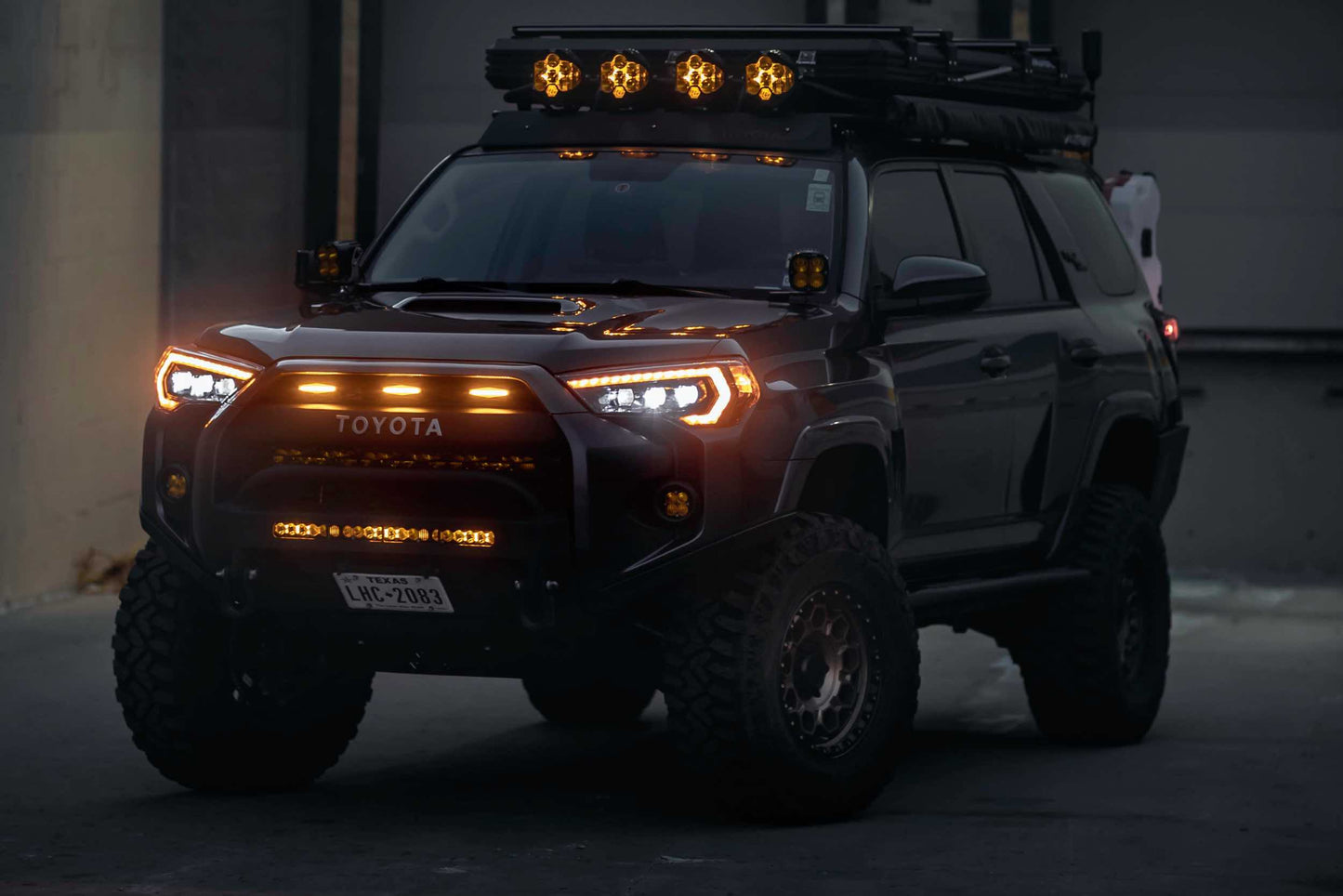 XB LED Headlights: Toyota 4Runner (14-23) (Pair / ASM / Amber DRL) (Gen 2)