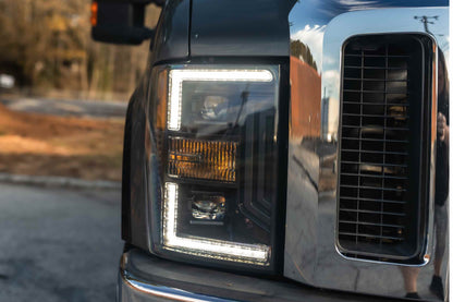 XB Hybrid LED Headlights: Ford Super Duty (08-10) (Pair / ASM)