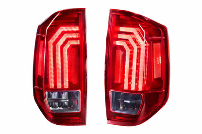 XB LED Tail Lights: Toyota Tundra (14-21) (Pair / Red)