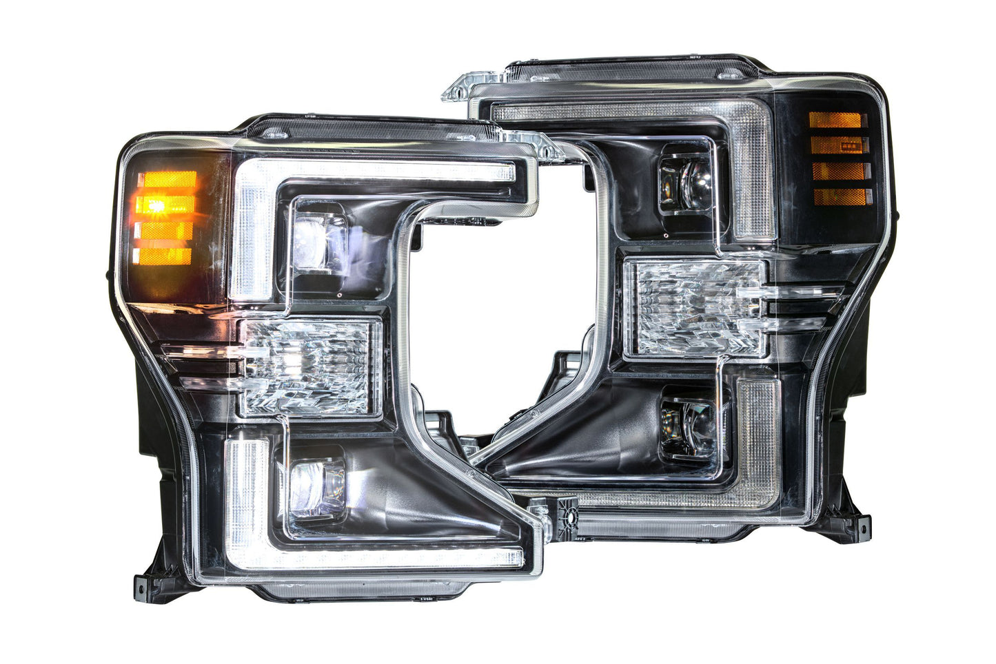 XB Hybrid LED Headlights: Ford Super Duty (2020+) (Pair / ASM)