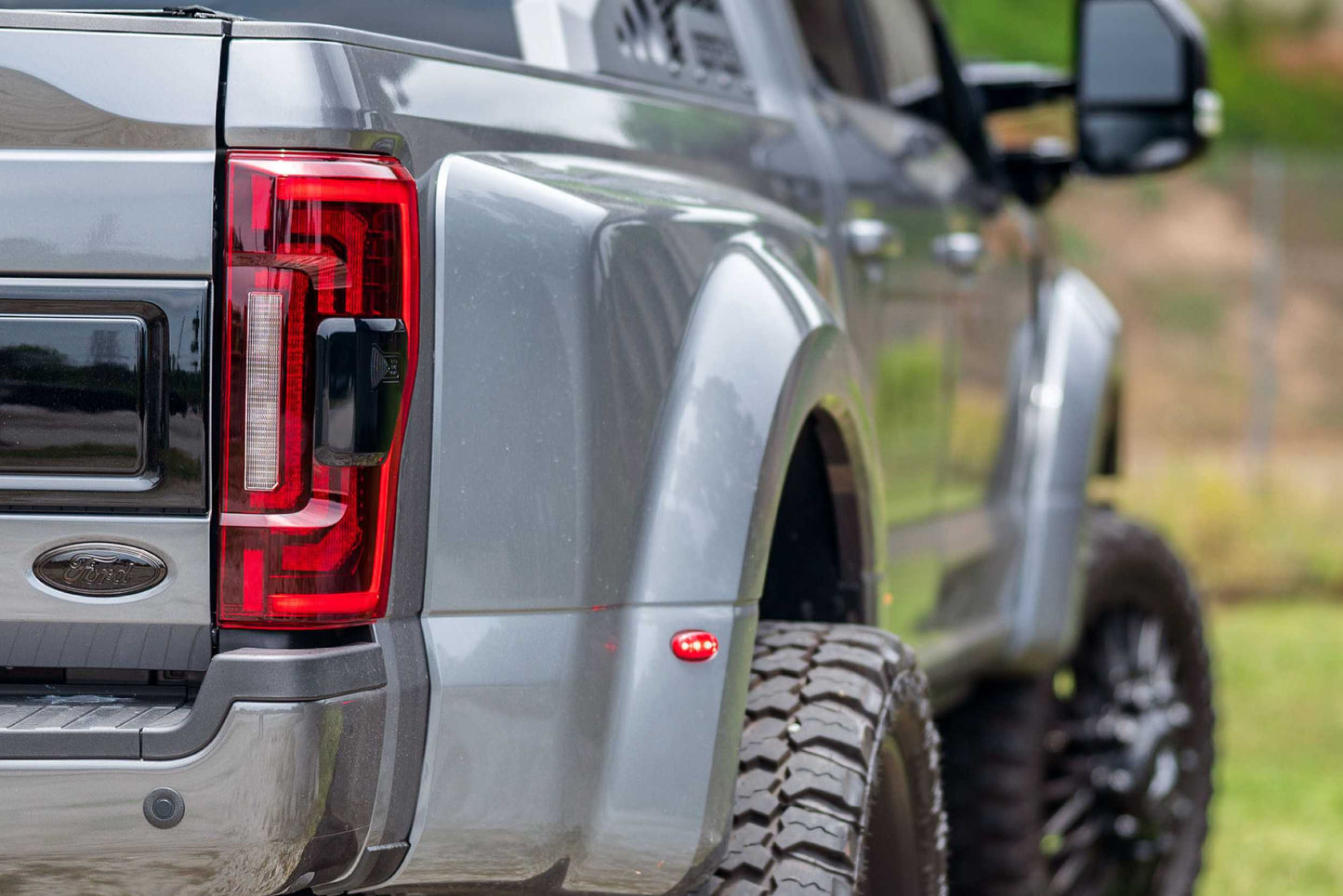 XB LED Tail Lights: Ford Super Duty (17-22) (Pair / Red)