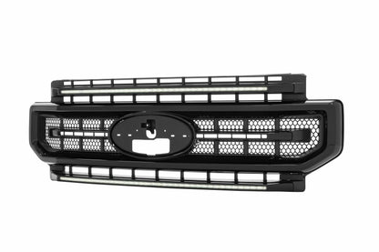 XBG LED Grille: Ford Super Duty (20-22) (Gloss Black / White DRL)