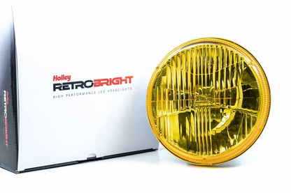 Holley RetroBright Headlight: Modern White (7" Round)