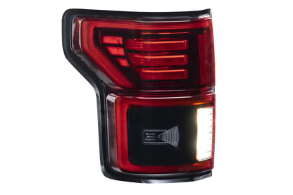 XB LED Tail Lights: Ford F150 (15-20) (Pair / Red)