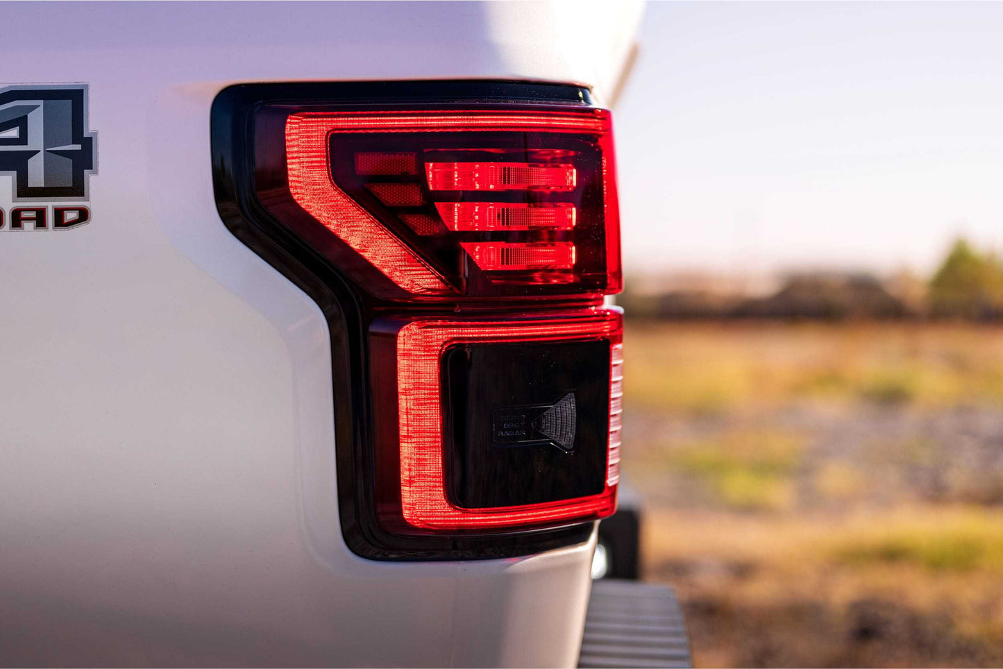 XB LED Tail Lights: Ford F150 (15-20) (Pair / Red)