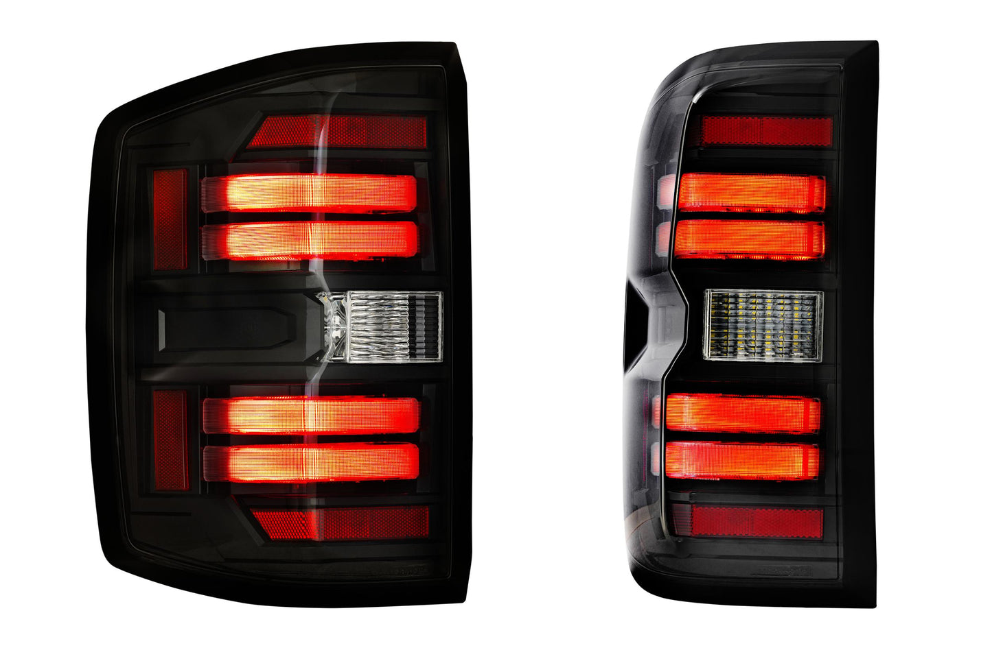 XB LED Tail Lights: Chevy Silverado (14-19) (Pair / Smoked) (Gen 2)