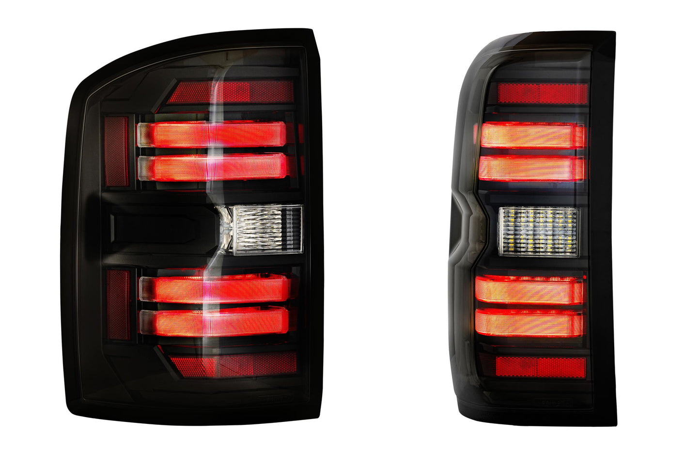 XB LED Tail Lights: GMC Sierra (14-18) (Pair / Smoked)