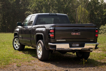 XB LED Tail Lights: GMC Sierra (14-18) (Pair / Smoked)